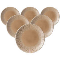 SPEISETELLER Banda Beige ø 27 cm 6er Set - Beige, Keramik (27cm) - Ritzenhoff Breker