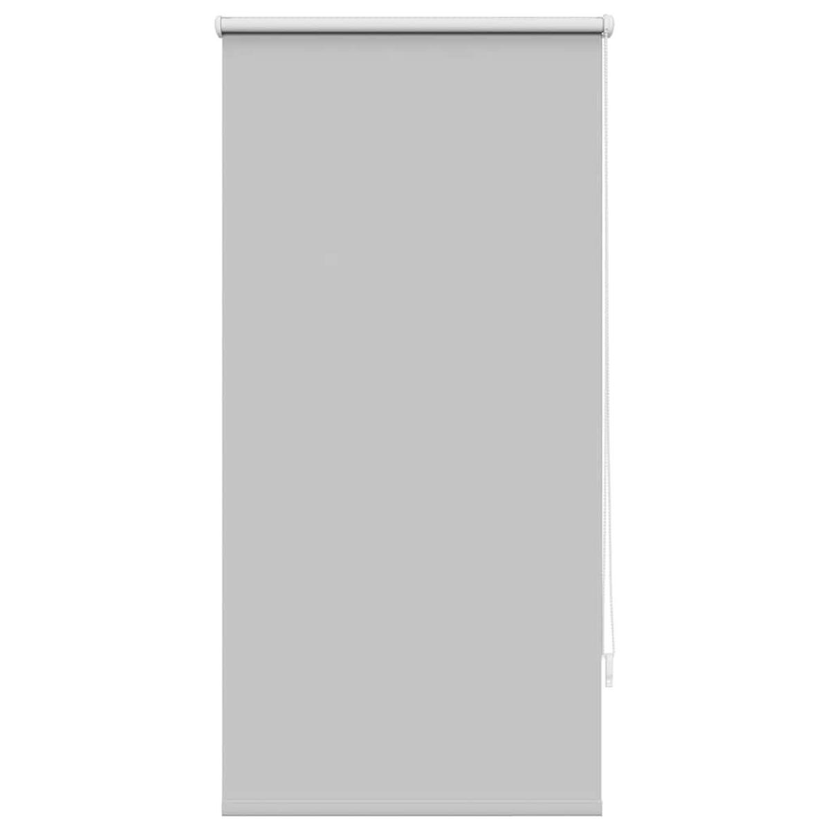 VERDUNKELUNGSROLLO 64,4/120 cm Stoffbreite 60 cm aus Polyester Grau - Grau, Textil (60/120cm) - vidaXL