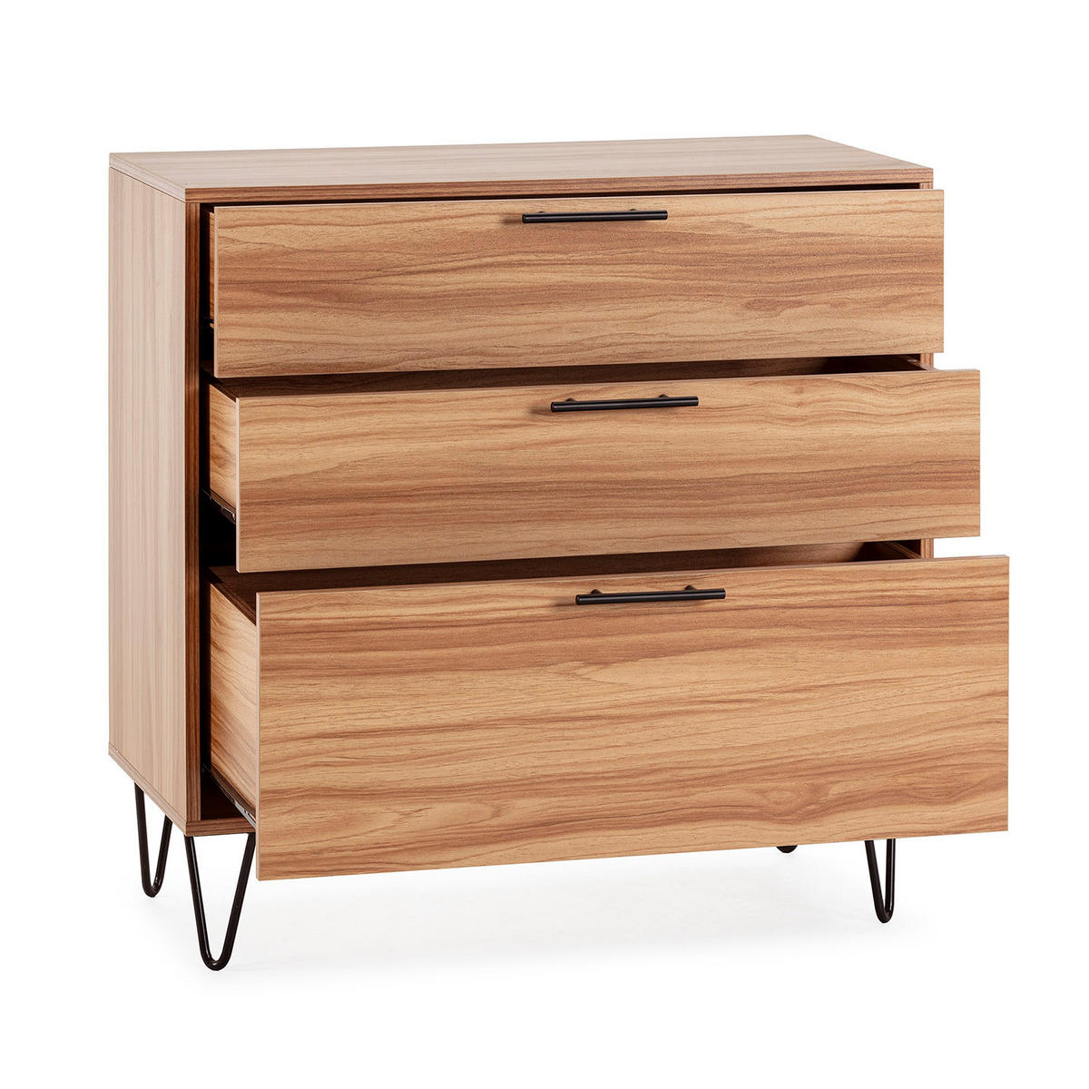 KOMMODE 80/80/40 Lluvia Eiche - Honigeiche, Holzwerkstoff (80/80/40cm)