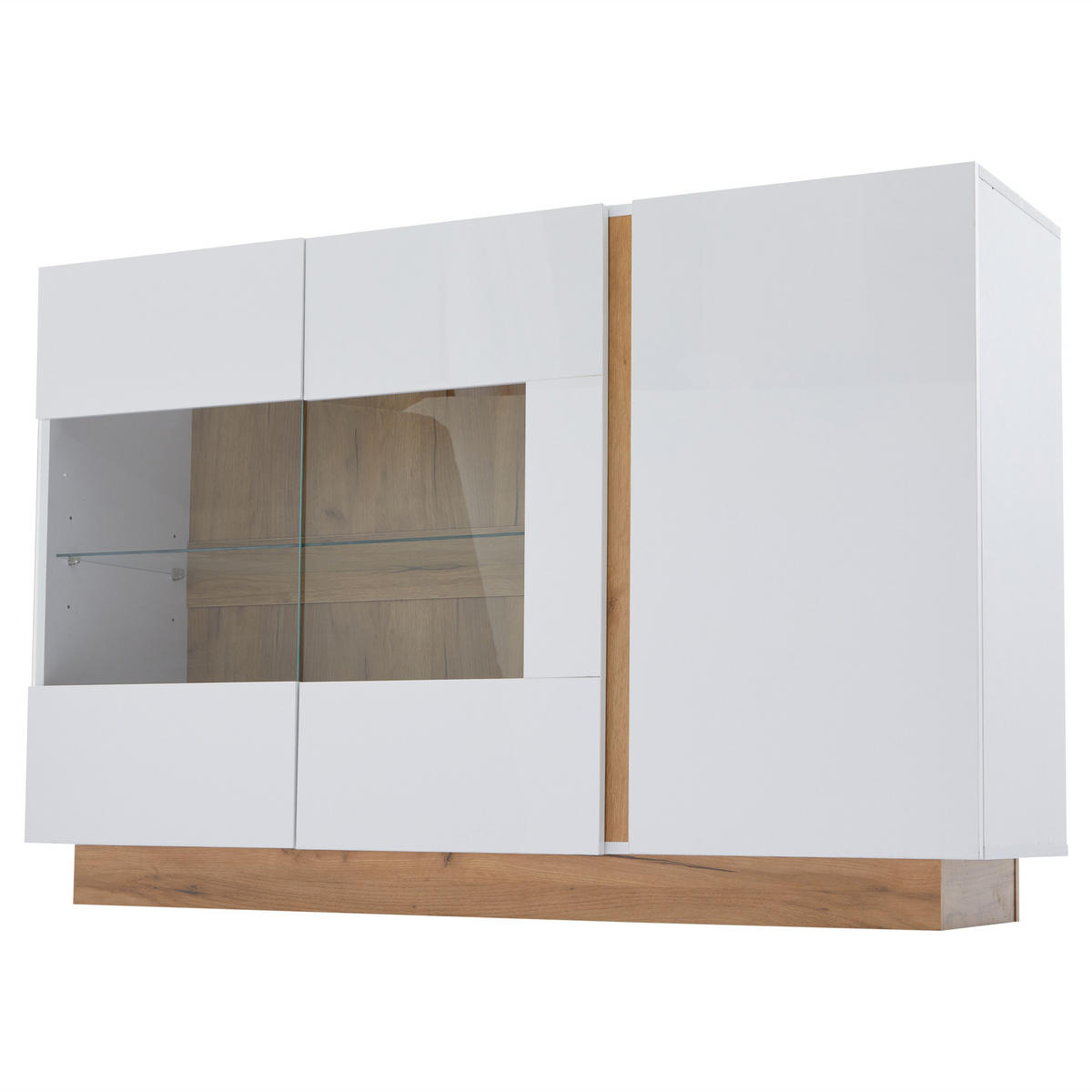 SIDEBOARD Weiß 138/38/90.5 cm - Weiß, Holzwerkstoff (138/90.5/38cm) - PANGIVO