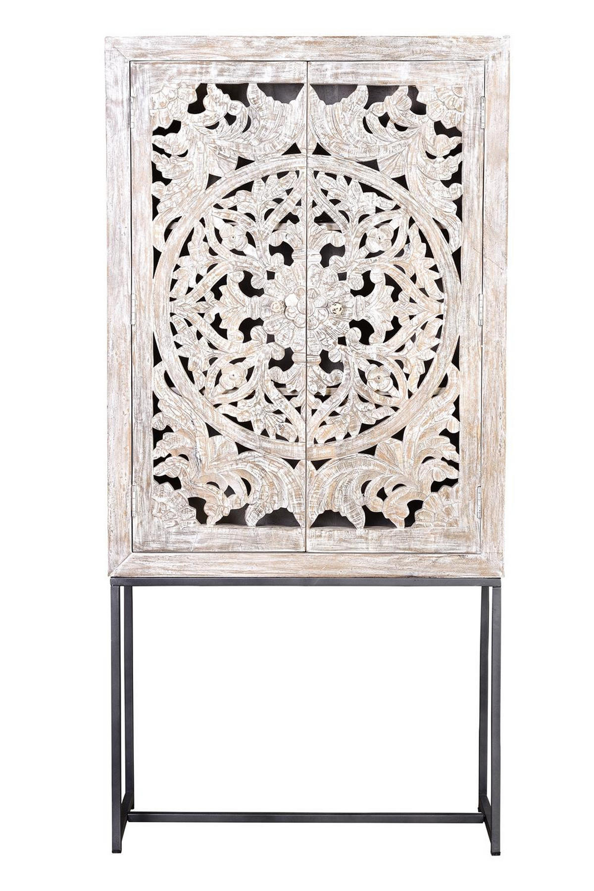 HIGHBOARD aus Mangoholz - Perlmutt, Holz (38/176/85cm) - Giner y Colomer