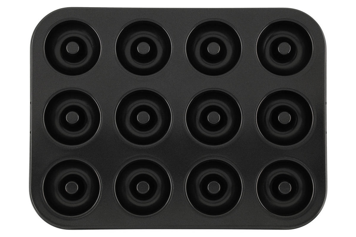 BACKFORM Donuts - Schwarz, Metall (35.5/2.5/26.5cm)