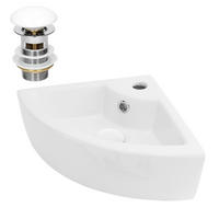 WASCHBECKEN - Weiß, Keramik (33/13/46cm) - ML-DESIGN