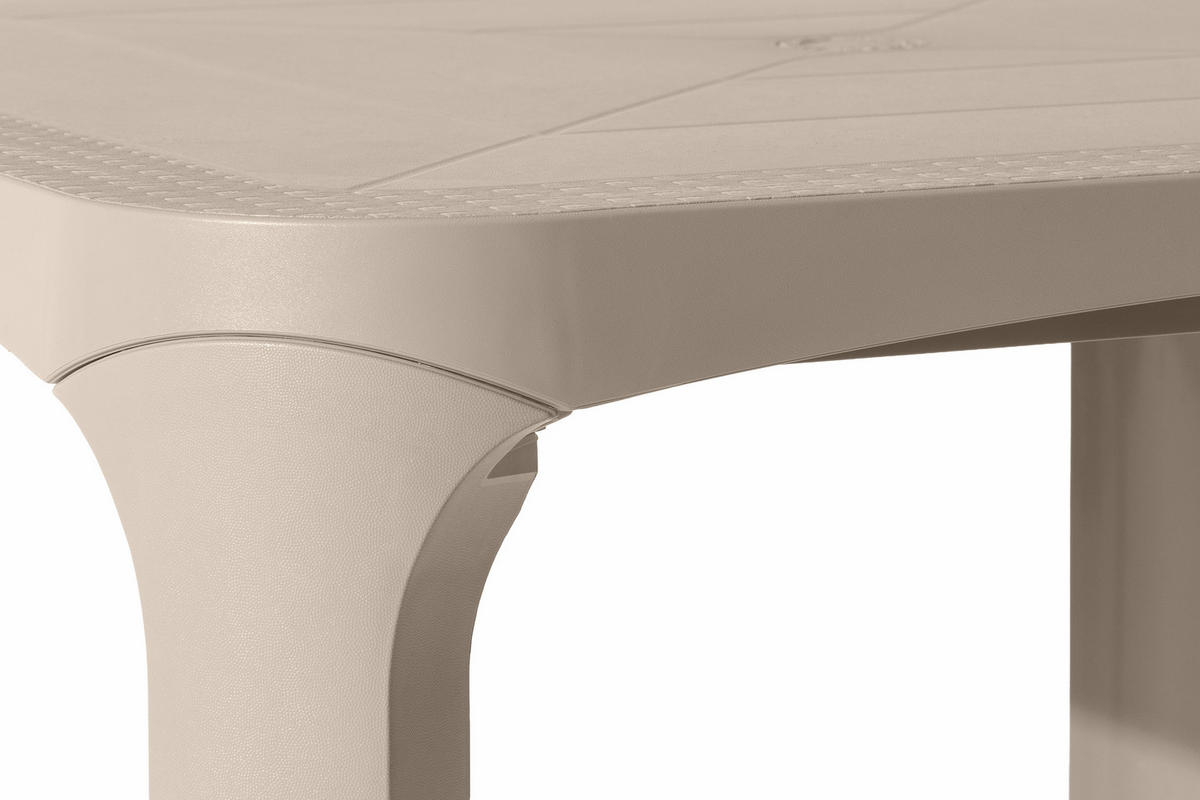GARTENTISCH LEOPSI, Beige - Beige, Kunststoff (80/80/72cm) - KONSIMO®