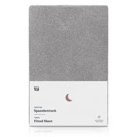 FROTÉ napínacie prestieradlo s certifikátom Oeko-TEX, 90x200x27cm, Grau - sivá, textil (90/200cm) - Blumtal