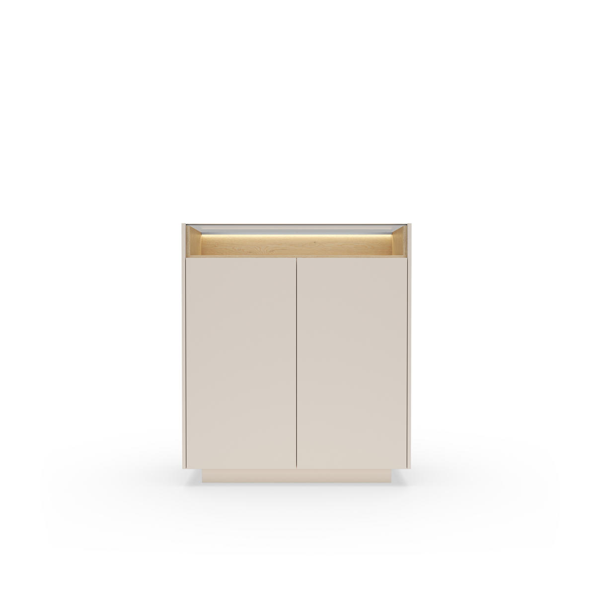 KOMMODE: beige + cremona Eiche, 103,2 x 119,2 x 39,5 cm - Beige, Holzwerkstoff (103.2/119.2/39.5cm) - 3XE LIVING