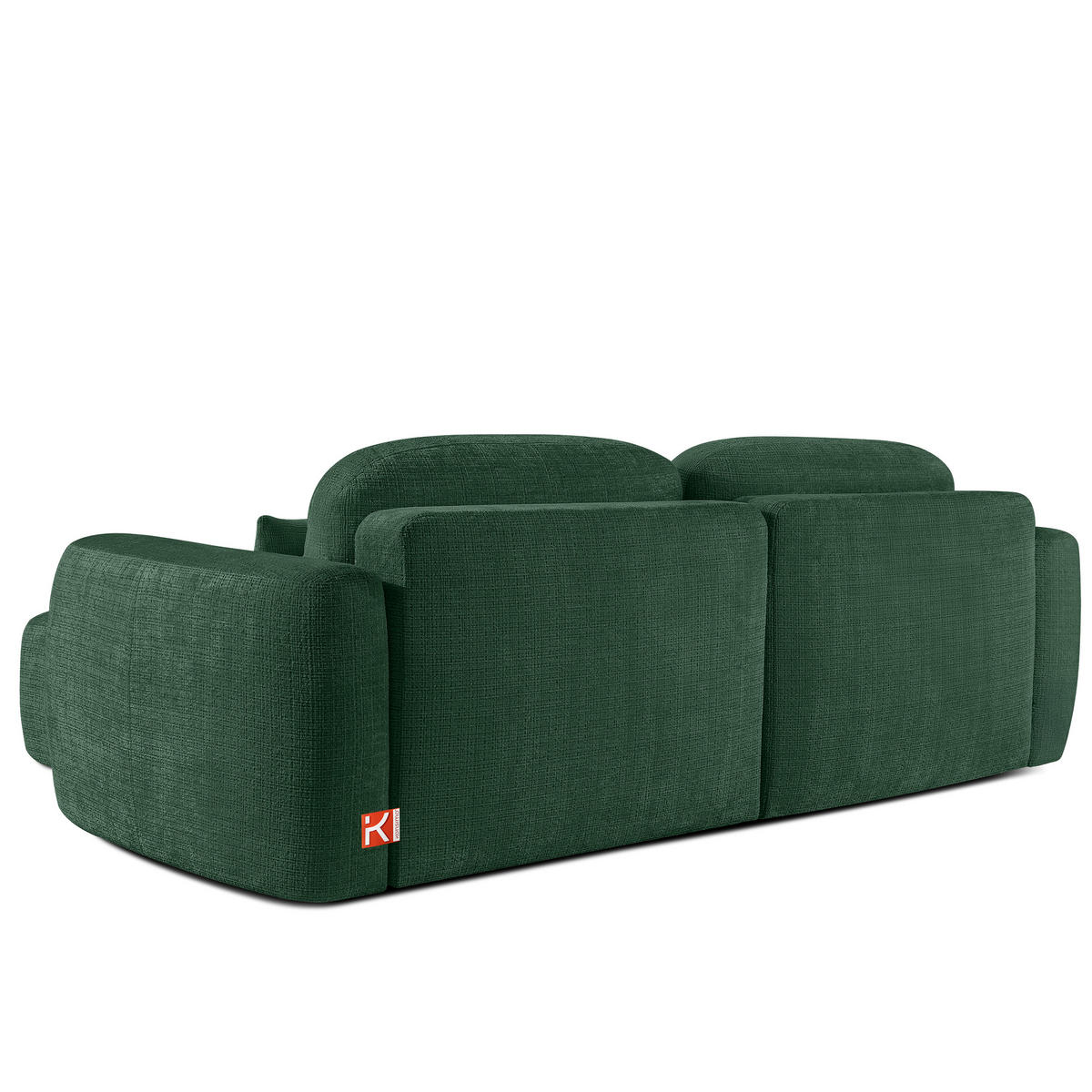 SITZGARNITUR ELOSA - Grün, Holz/Textil (245/85/165cm) - KONSIMO®