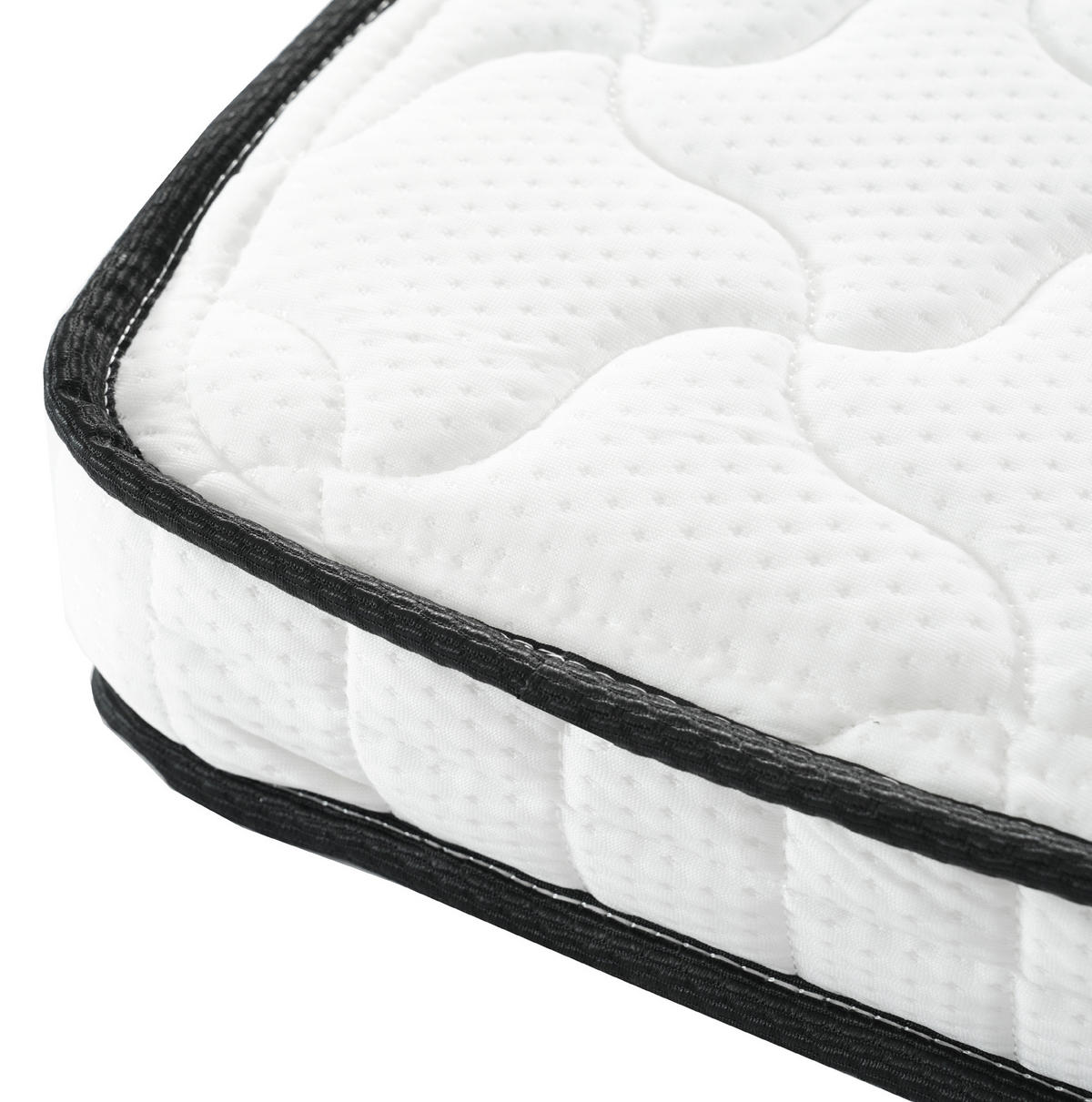HOCHBETT 90/200 cm schwarz mit Stauraumtreppe und Ablageflächen mit Matratze - Schwarz, Metall (90/200cm) - OKWISH