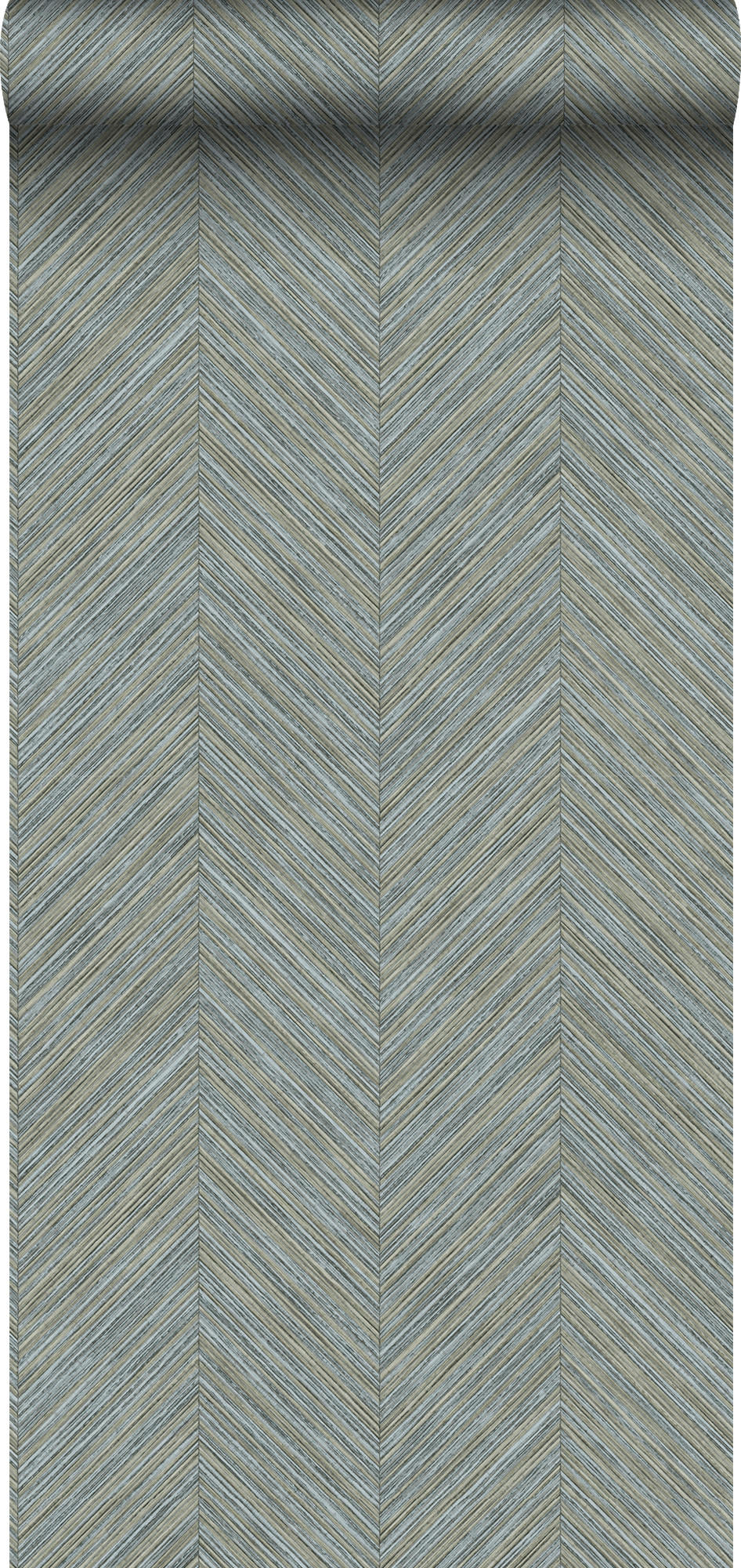 TAPETE Fischgrätmuster 53 cm x 10 m - Blau, Papier (53/1000cm) - Sanders & Sanders