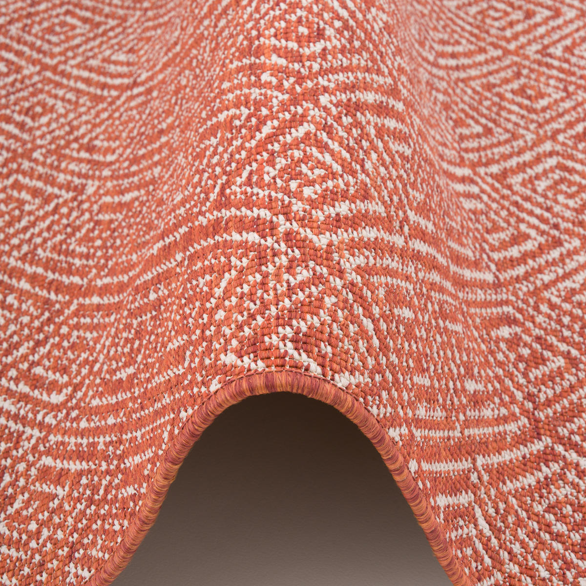 IN- UND OUTDOOR TEPPICH LÄUFER BEIDSEITIG NEWPORT - Terra cotta, Textil (80/200cm) - Snapstyle