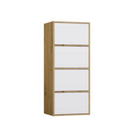 KOMMODE Artisan, Weiß 50/119/40 - Weiß/Eiche Artisan, Holzwerkstoff (50/119/40cm) - RAUMHIRSCH FURNITURE