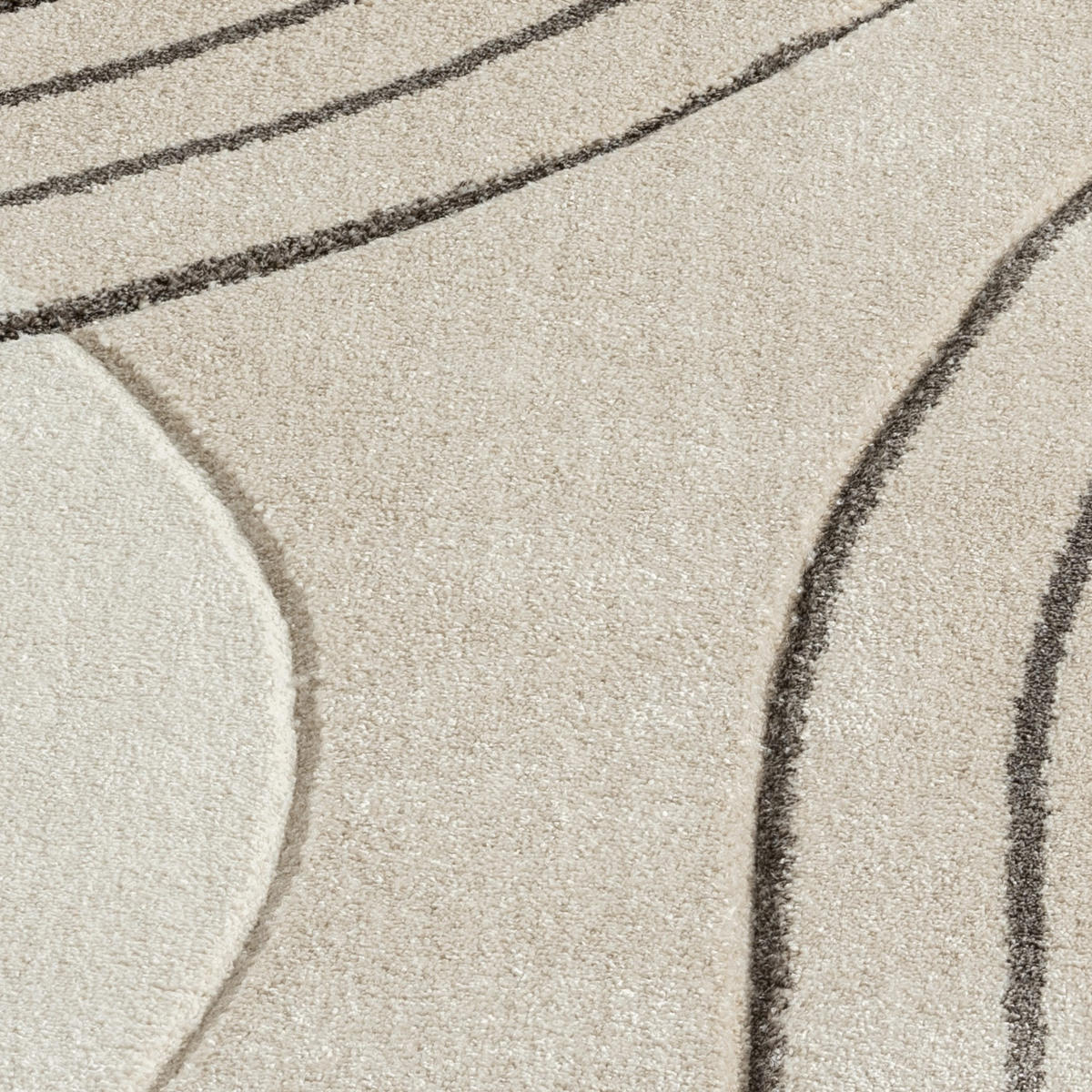 KURZFLOR-TEPPICH Bonito 7170 Braun 80x300 cm - Braun, Textil (80/300cm) - carpet city