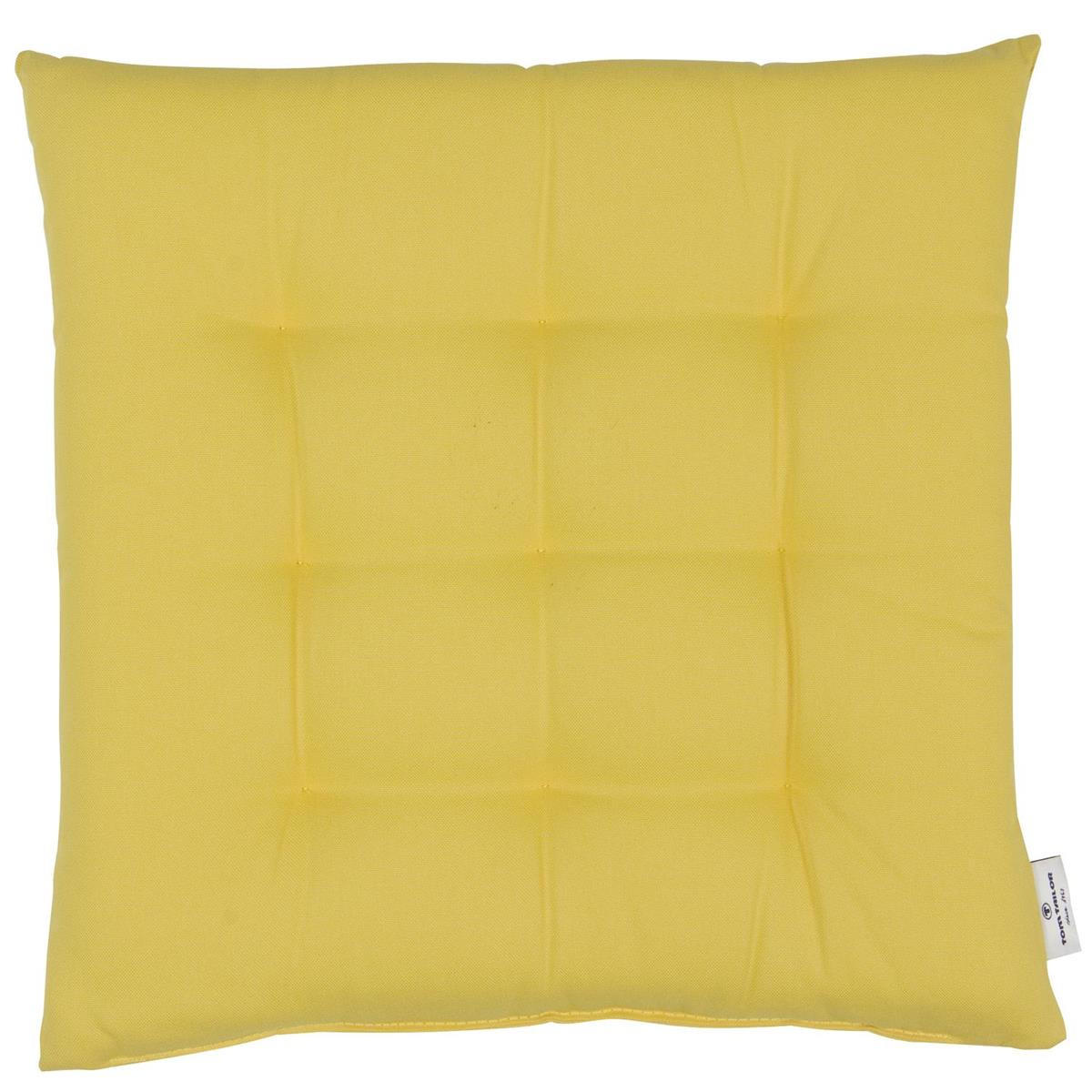 SITZKISSEN MIT 9 PUNKT-STEPPUNG DOVE - Sonoma Eiche, Textil (40/40/5cm) - Tom Tailor