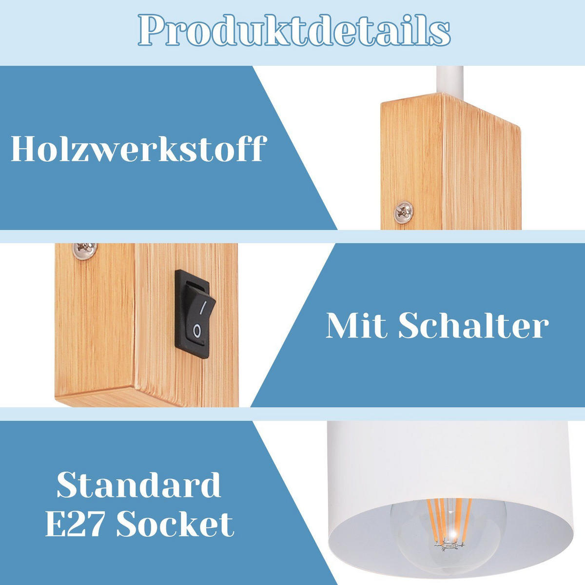 WANDLEUCHTE Marie - Weiß, Metall (13/22/21cm) - Nettlife