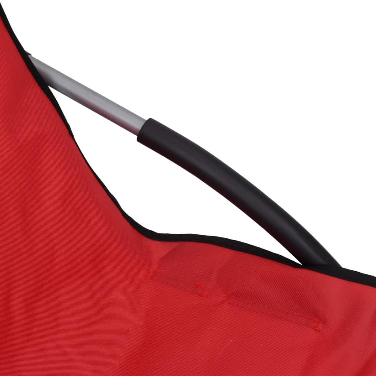 KLAPPBARE Strandstühle 2Er Set Rot Stoff - Rot, Textil (65.5/66/55.5cm) - vidaXL