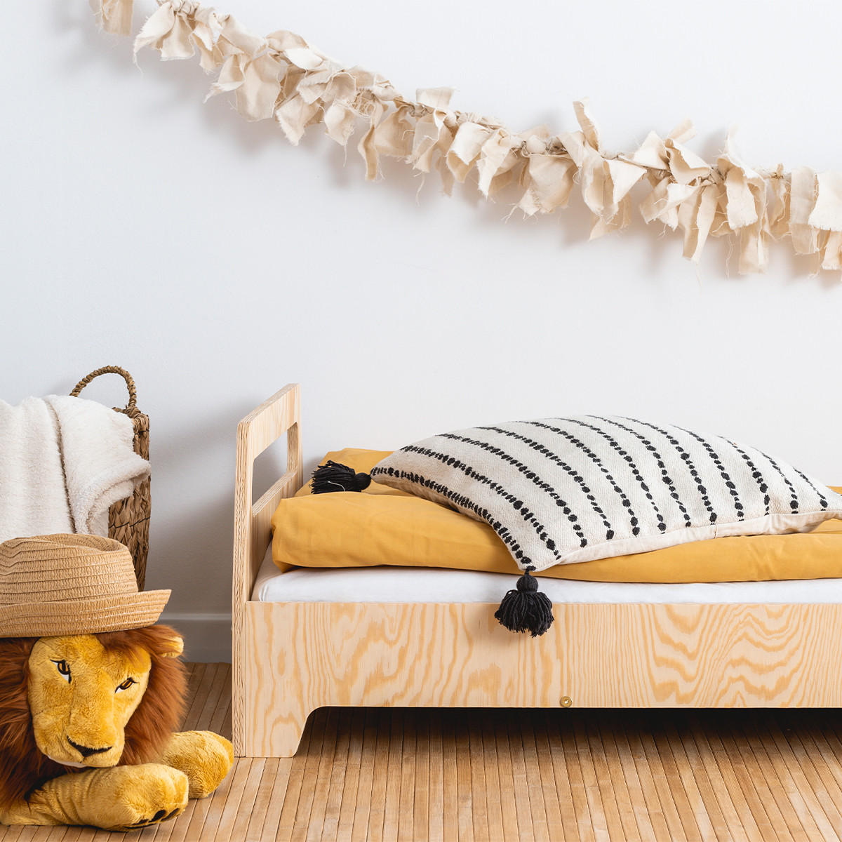 POSTEL 90/190 Garance Přírodní dřevo - hnědá, dřevo (90/190cm) - Petits-meubles