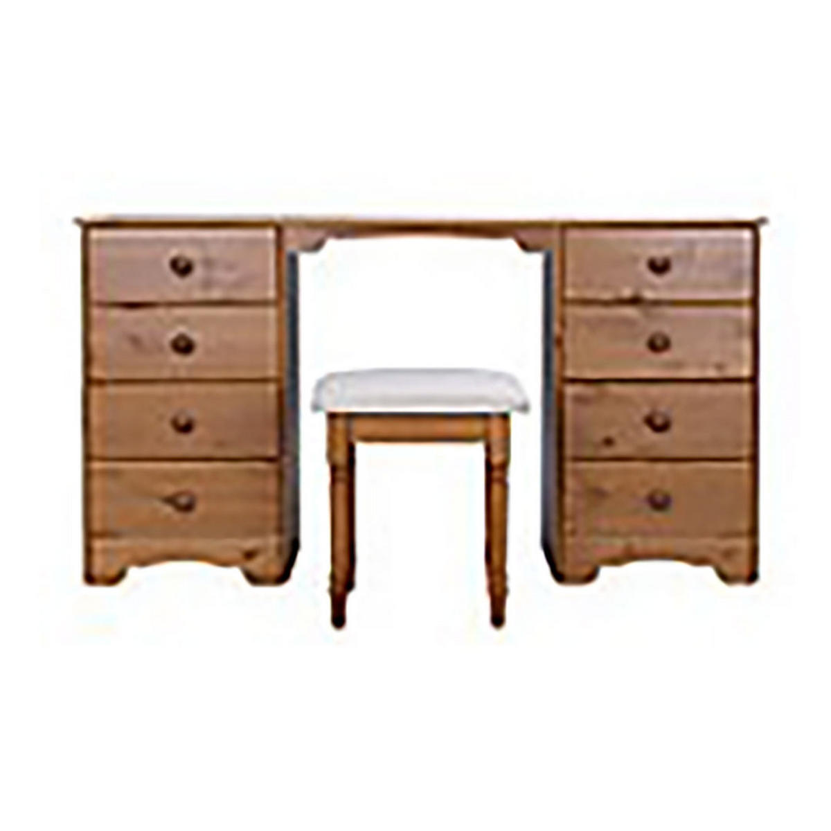 KONSOLENTISCH Nilon 139/40/76 cm - Kirschbaumfarben, Holz/Textil (40/139/76cm) - ebuy24