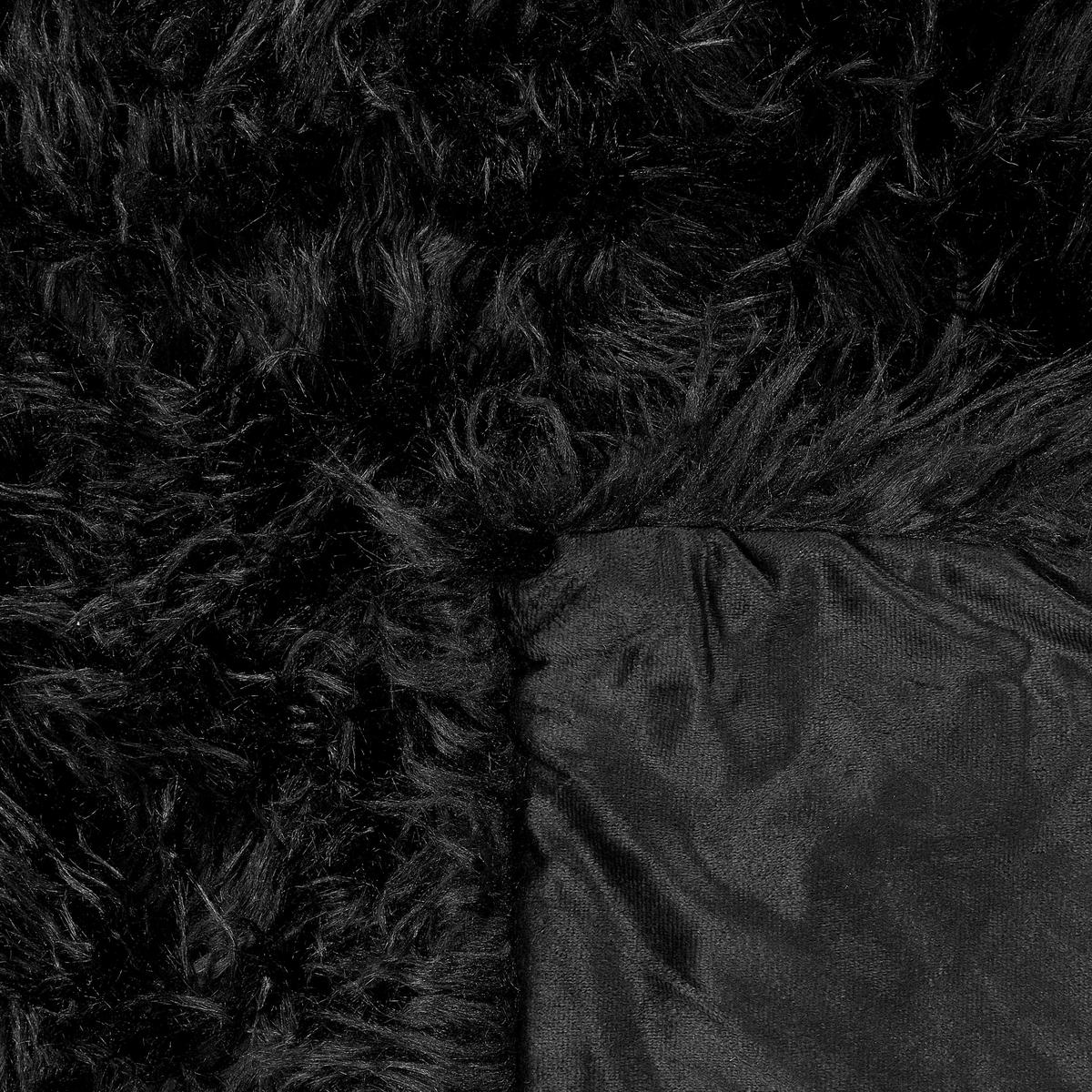 TAGESDECKE Schwarz 150 x 200 cm Delice - Schwarz, Keramik (150/200cm) - Beliani