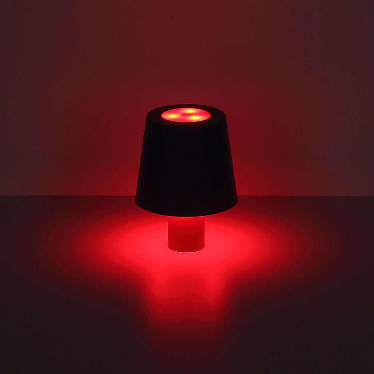 LED TISCHLEUCHTE Flaschenlampe Gold - Goldfarben, Kunststoff (10.5/10.5/14cm) - Globo Lighting