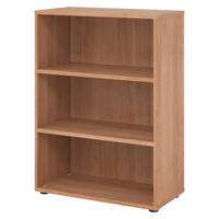 REGAL - 3 Ordnerhöhen 40/80/110 cm in Nussbaumfarben - Nussbaumfarben, Holzwerkstoff (80/110/40cm) - bümö