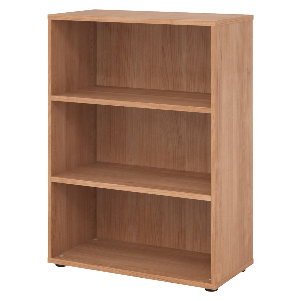 REGAL - 3 Ordnerhöhen 40/80/110 cm in Nussbaumfarben - Nussbaumfarben, Holzwerkstoff (80/110/40cm) - bümö