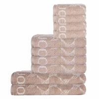 HANDTUCH Unisex Beige Baumwolle 10er Pack - Beige, Textil (200/135cm) - Joop!