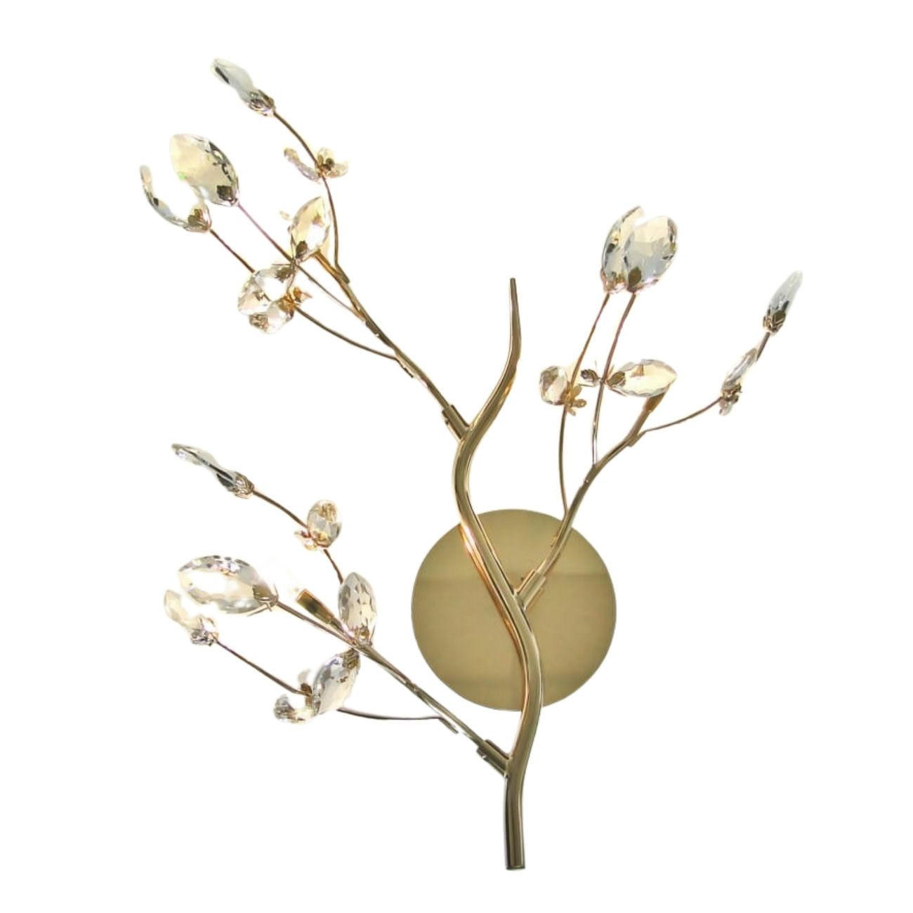 WANDLEUCHTE Ebensee, Roségold, 51cm - Roségold, Glas (34/51/17cm) - KOSILUM