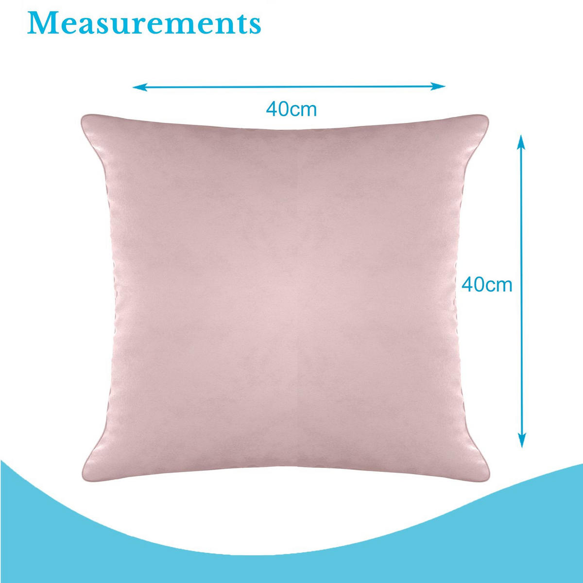 KISSENHÜLLEN-SET (2-tlg.) 40/40 cm (Rosa) - Rosa, Textil (40/40cm) - Intirilife