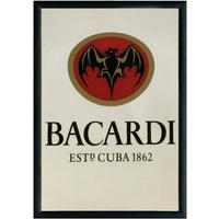 SPIEGEL 20/30 cm Bacardi Logo - Multicolor, Metall (20/30cm) - Nostalgic-Art