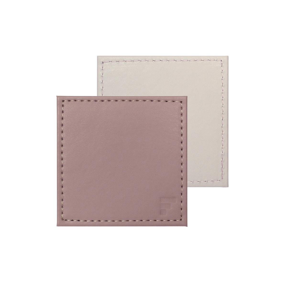 UNTERSETZER Altrosa/Stein, 4er Set - Altrosa, Textil (10/10cm) - Freeform