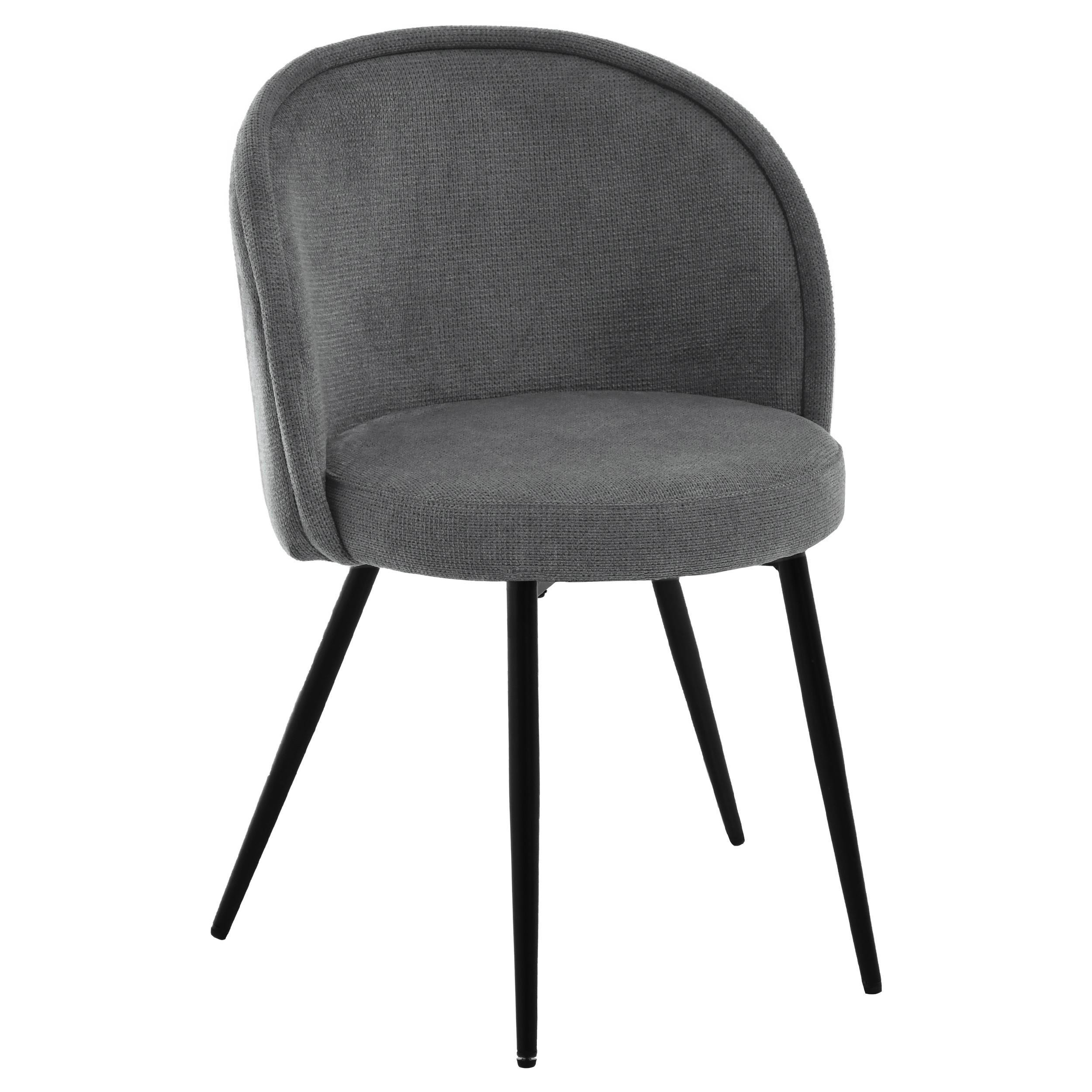 Beautysofa Stühle Dunkelgrau 52x77x51 cm