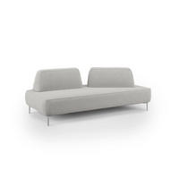 LINEARSOFA Newton - Grau, Textil (212/42/115cm) - Divani.store