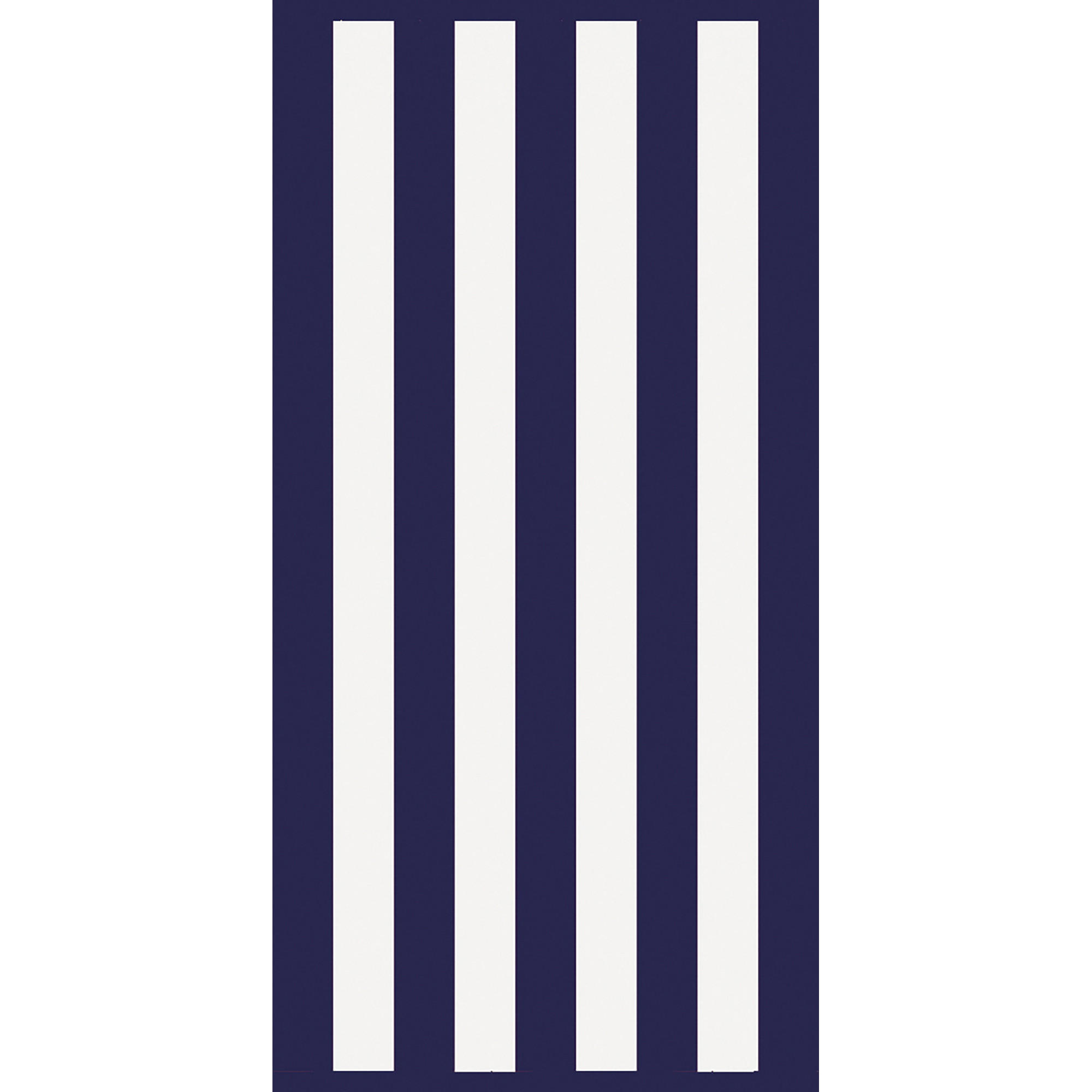 STRANDTUCH BEACH STRIPES 5582 NAVY -16 - Blau, Textil (90/180cm) - Cawoe