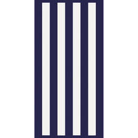 STRANDTUCH BEACH STRIPES 5582 NAVY -16 - Blau, Textil (90/180cm) - Cawoe
