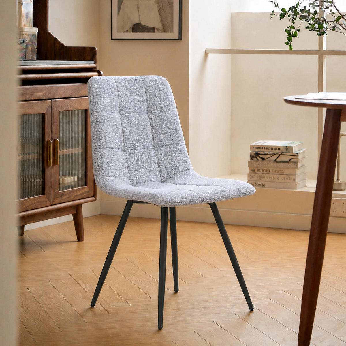 STUHL 4er-Set Polypropylen Weiß - Weiß, Kunststoff (45/75/46cm) - Nordlys
