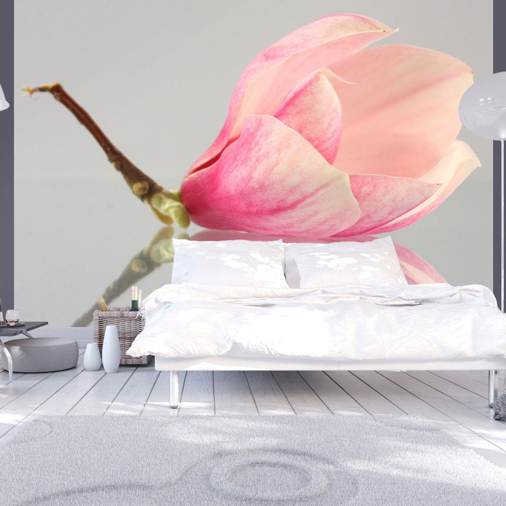VLIESTAPETE Beige 350/270 cm - Pink/Beige, Textil (350/1cm) - KUNSTLOFT