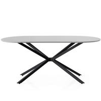 TISCH Karvia Grau 6 Personen - Grau, Holz (180/79/90cm) - Concept Usine