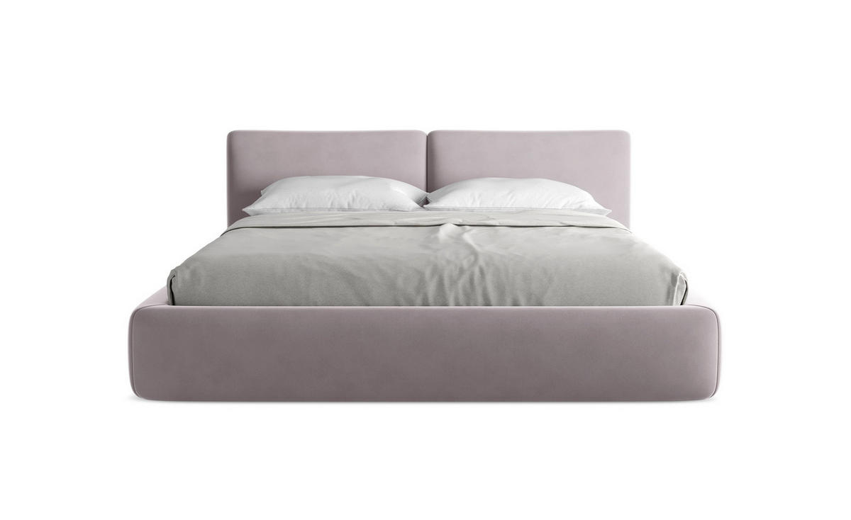 POLSTERBETT mit Bettkasten und Lattenrost 200x228 Grau - Schwarz/Grau, Kunststoff/Textil (180/200cm) - Makamii