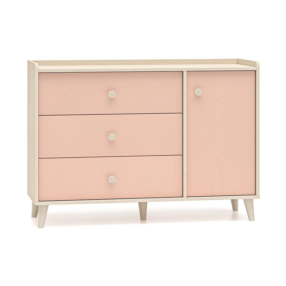 hi-markt Kommode Rosa 120x85x40 cm