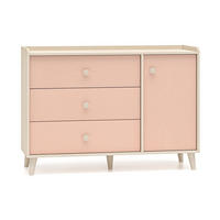 KOMMODE – 120 cm – Mevel – Rosa - Rosa, Holzwerkstoff (120/85/40cm) - hi-markt
