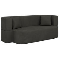 TROJMIESTNA POHOVKA OVELA Tmavosivá Manšester - tmavosivá, textil (200/70/100cm) - MKS