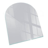 GLASPLATTE für Kamin 80x70 cm Grau - Grau, Glas (80/70/0.4cm) - ArtPrintCave