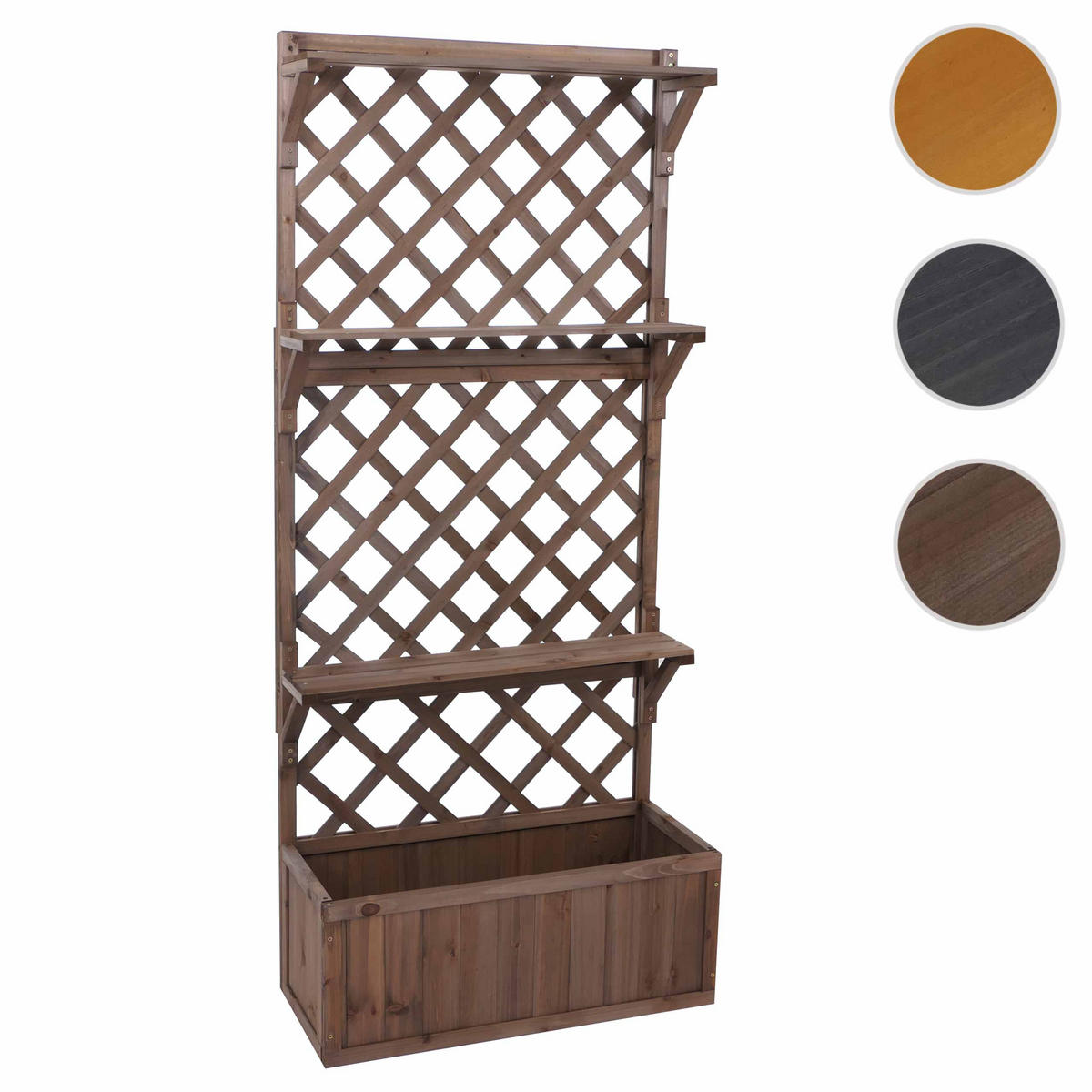 HOCHBEET Braun - Braun, Holz (77/177/33cm) - MCW