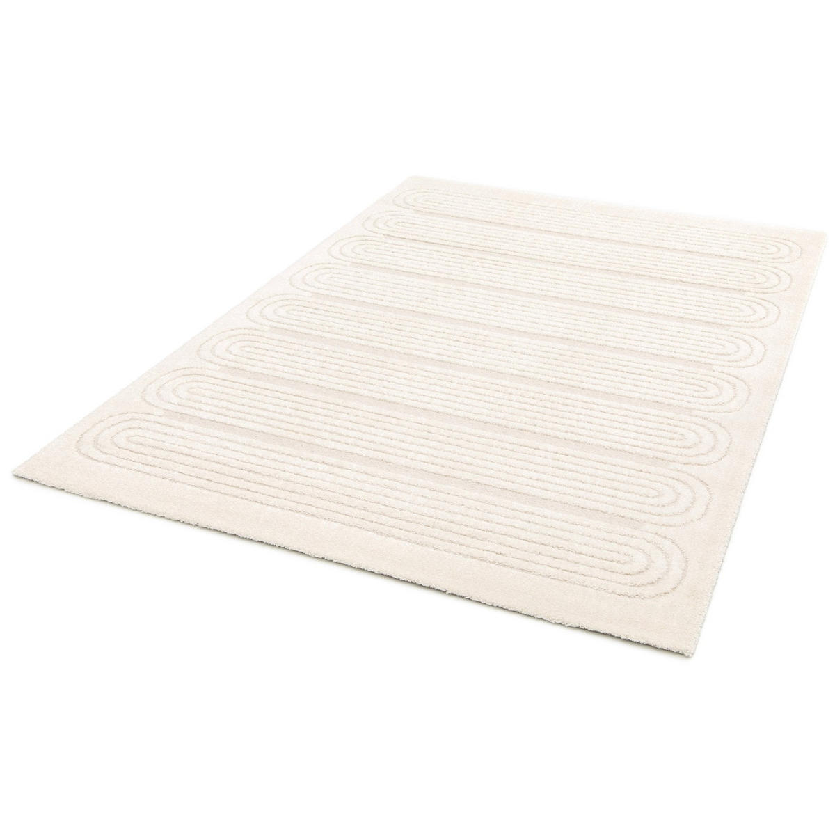 TEPPICH sehr weich mit Relief-Effekt beige - Beige, Textil (200/290cm) - AFK Living