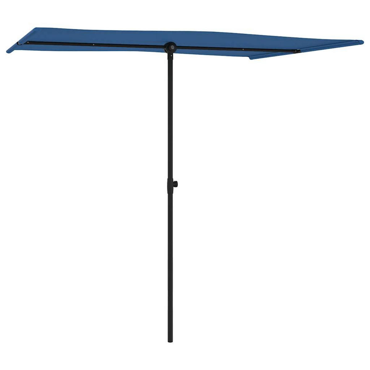 SONNENSCHIRM mit Aluminium-Mast 2x1,5 m Azurblau - Blau, Textil (150/200cm) - furnicato