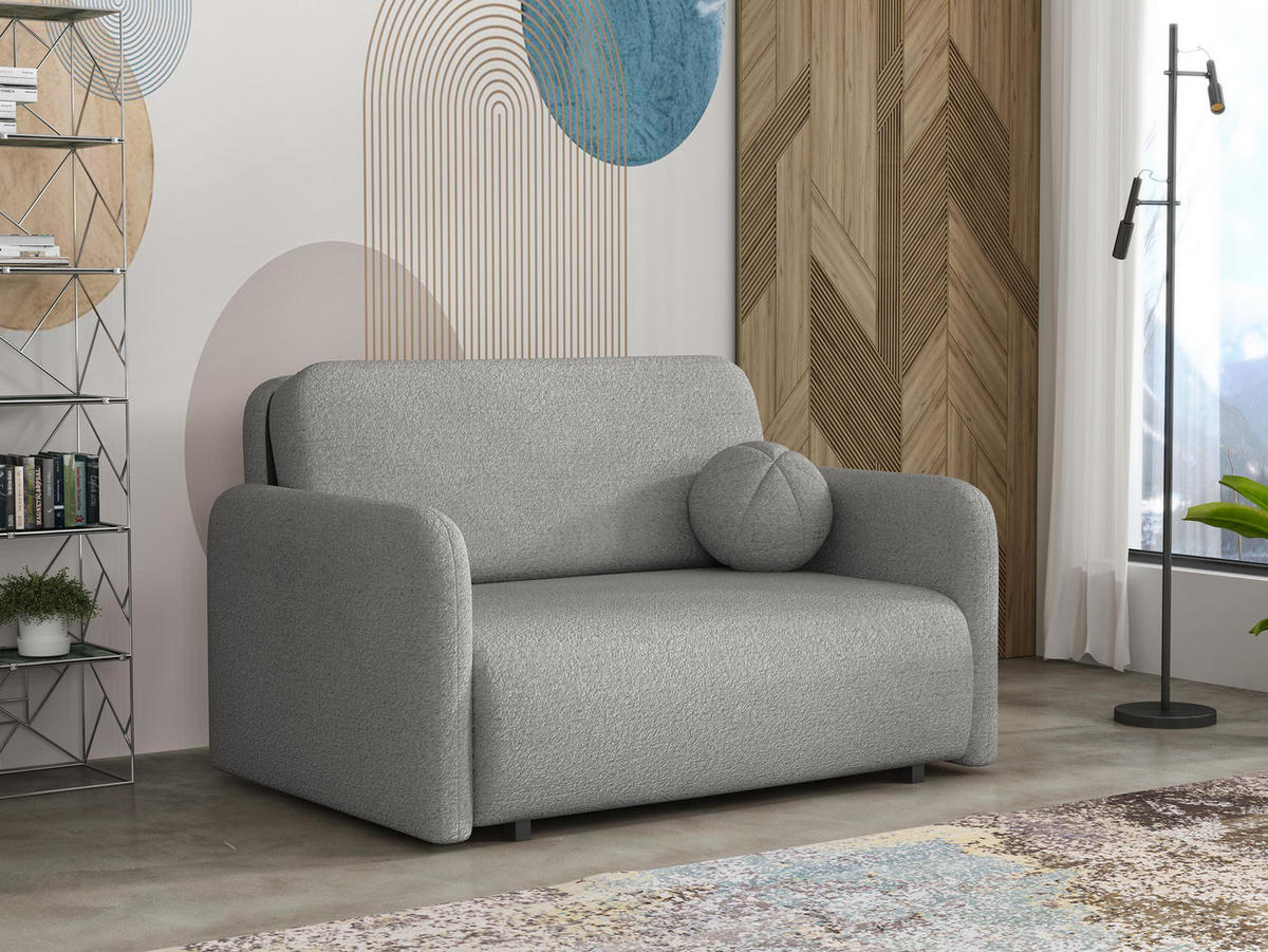 SCHLAFSOFA Viva Sun II - Schwarz/Grau, Holz/Textil (130/85/103cm) - MIRJAN24