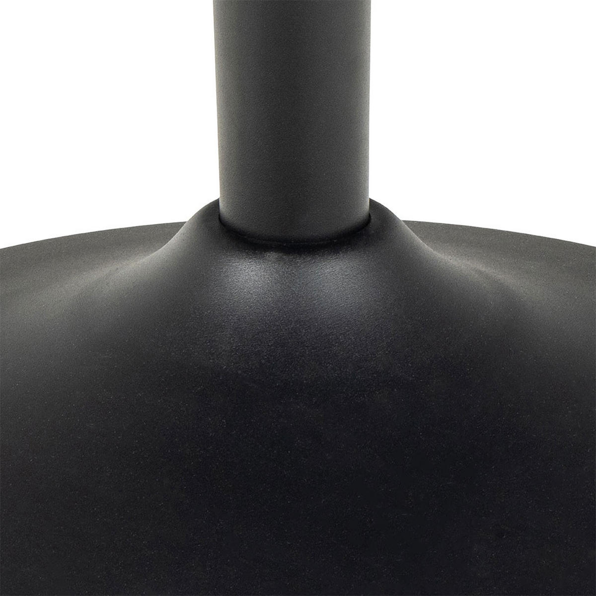 COUCHTISCH, Malta, Mattschwarz, Metall / Keramik, 60 x 60 x 45 cm - Schwarz, Metall (60/60/45cm) - ebuy24