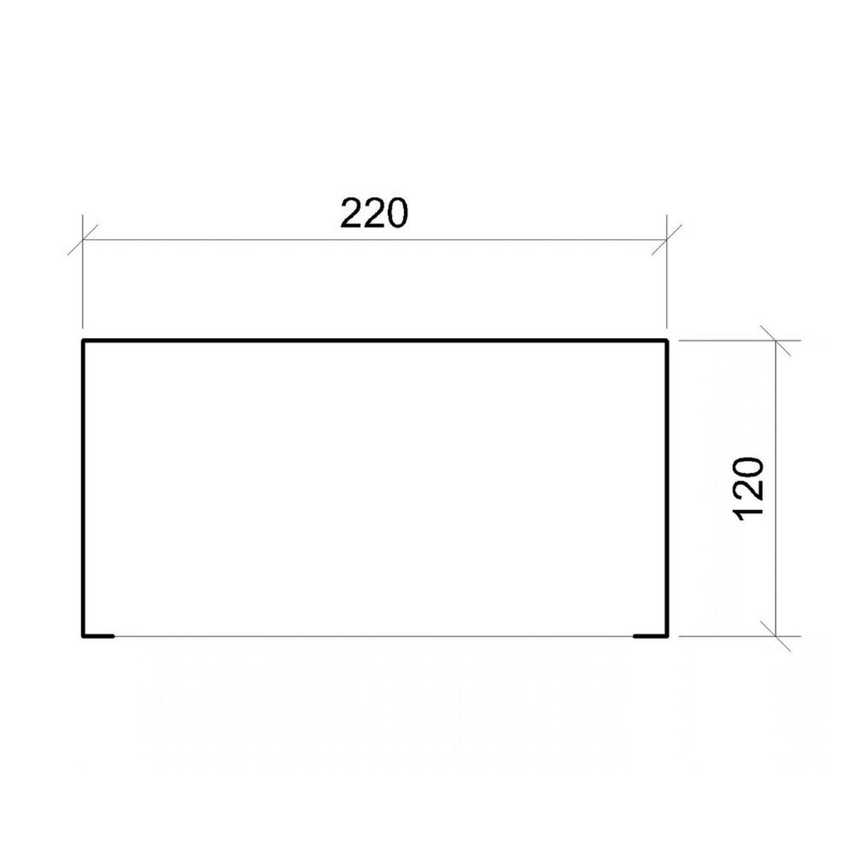 TIMBELA M984-CAVERN STEEL Prístrešok na drevo 2,54 m², prístrešok na palivové drevo s objemom ~4,4 m³ - sivá, drevo (118/220/215cm) - Timbela