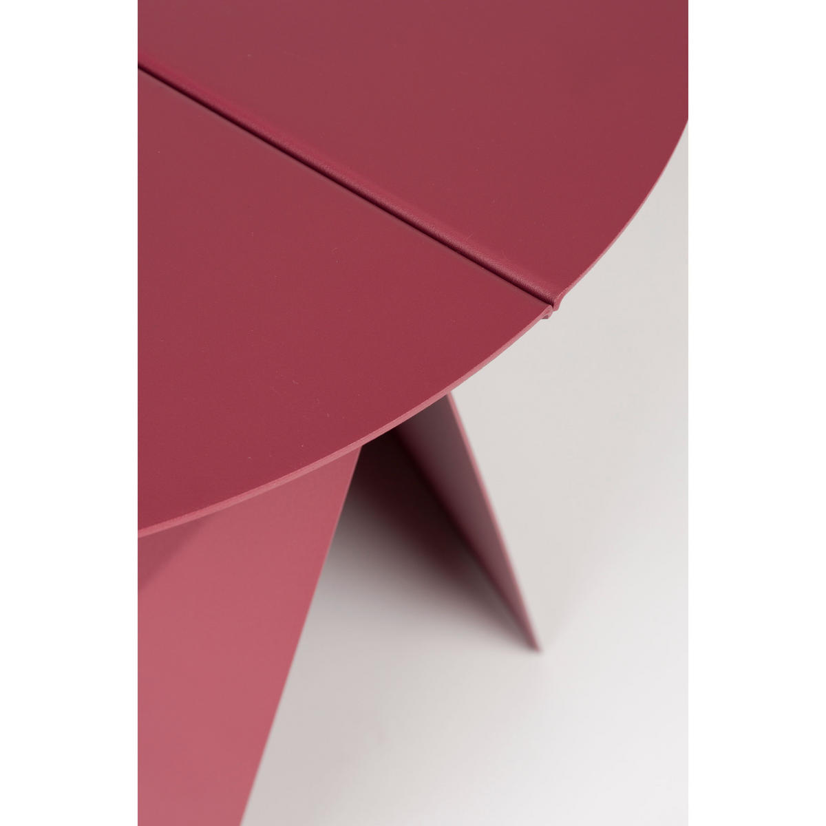 BEISTELLTISCH Foldy Rot - Rot, Metall (45/45.8/40.5cm) - Zuiver