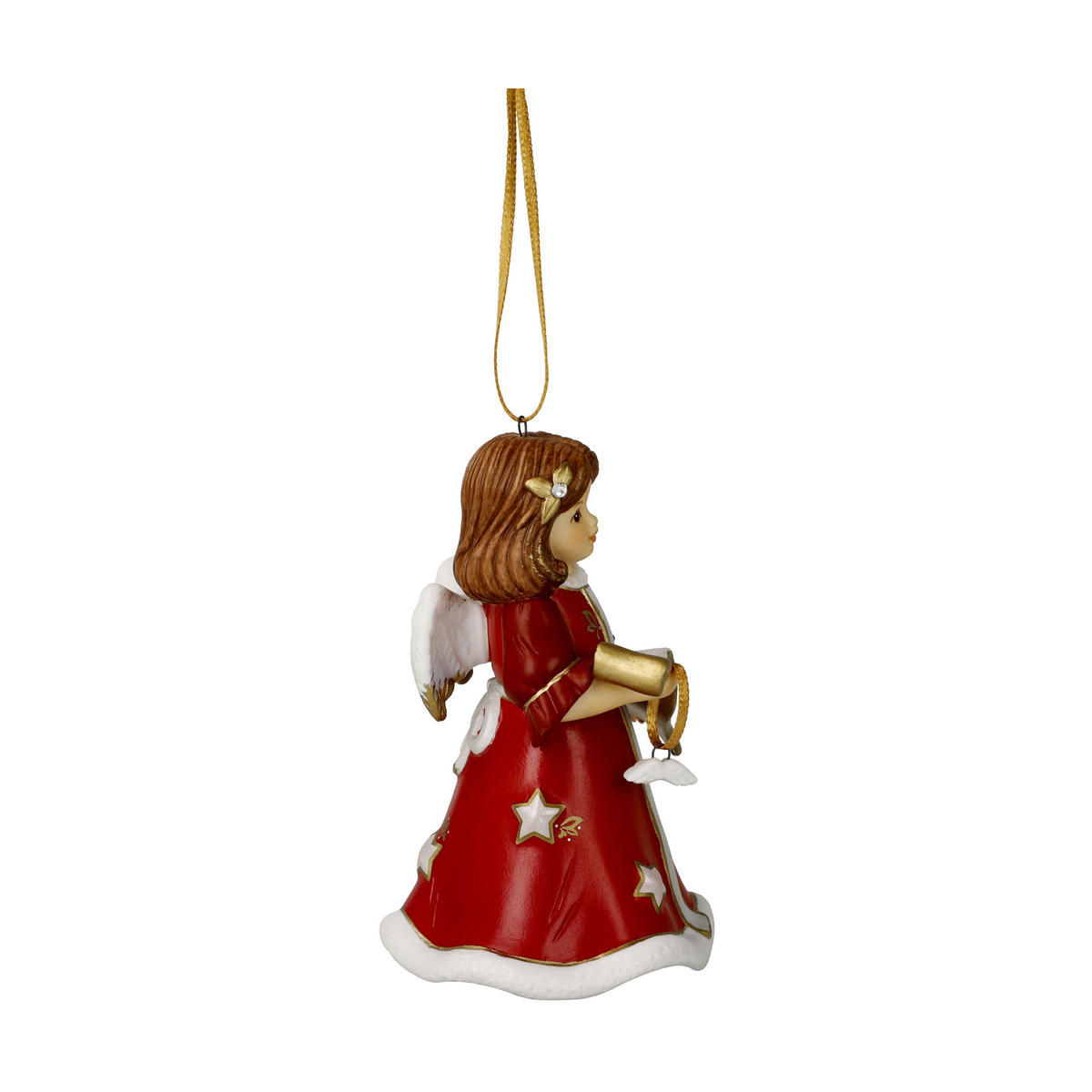 ENGELFIGUR Jahresengelglöckchen 2025, Porzellan, Rot, Jahresedition, 9.5 cm - Rot, Keramik (6/9.5/6cm) - Goebel